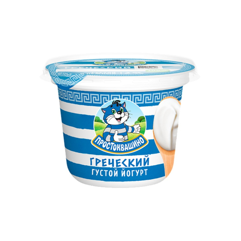 ПРОСТОКВАШИНО Йогурт густой греческий 2% 235гр ст/6шт  198525 (для Мантеры)