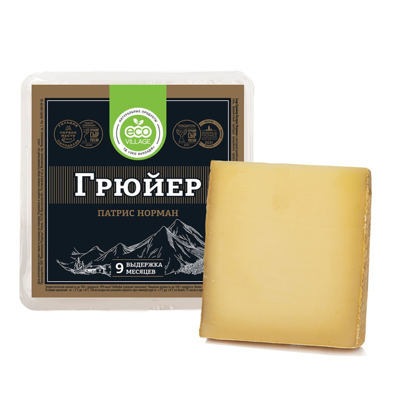 СЫР ГРЮЙЕР (ЛЕСУПЕРБ) 1 кг (для Мантеры)