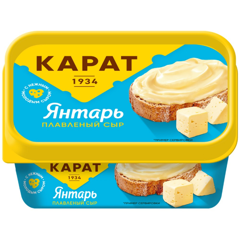 Сыр плавленый "Дружба" м.д.ж. в с.в. 45%, 400 г(для Мантеры)