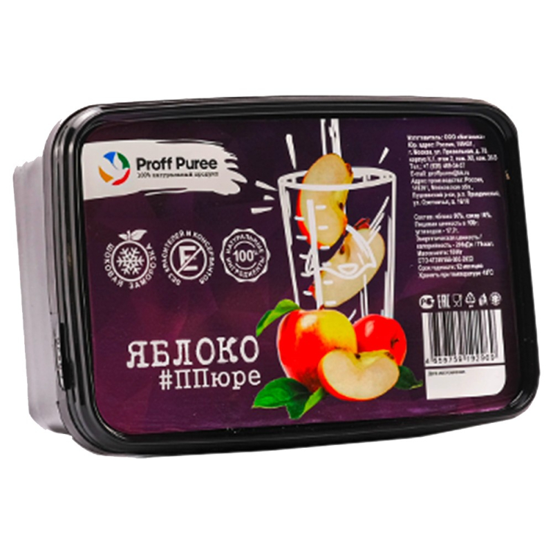 Proff Puree Яблоко 1000 гр (для Мантеры)