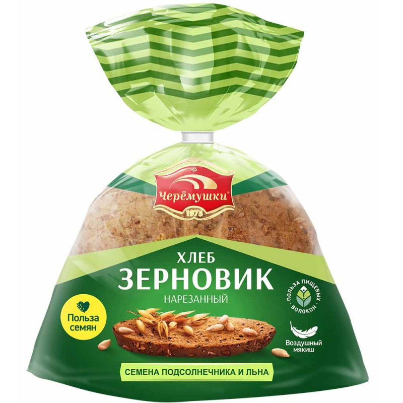 Хлеб Зерновик нарезанный  Черёмушки 0,46 Черёмушки