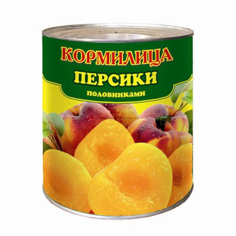 Персики Кормилица 3100мл пол.в сиропе ж/б 1х6