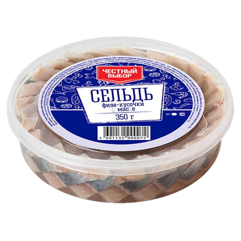 Пресервы из сельди в масле Честный выбор 350гр