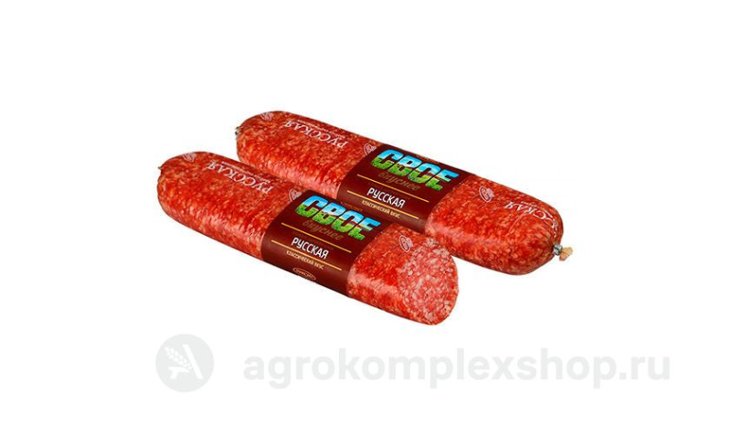 Колбаса Русская с/к пресс Свое вкуснее ТМ Микоян