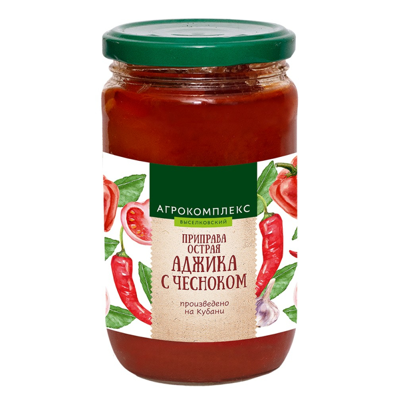 Аджика с чесноком Агрокомплекс 360 г