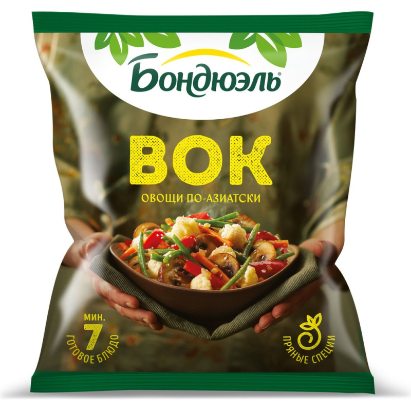 Бондюэль Смесь овощная Вок (Азия) 0,4 кг