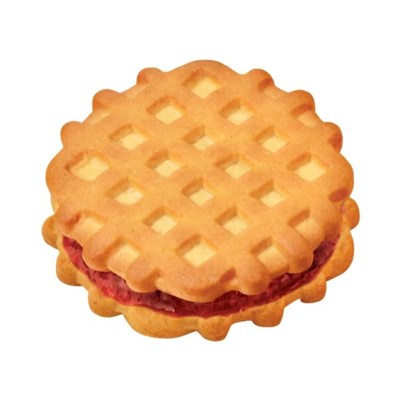 Печенье сдобное "Домашние вафельки" с малиновой начинкой ТМ Дымка