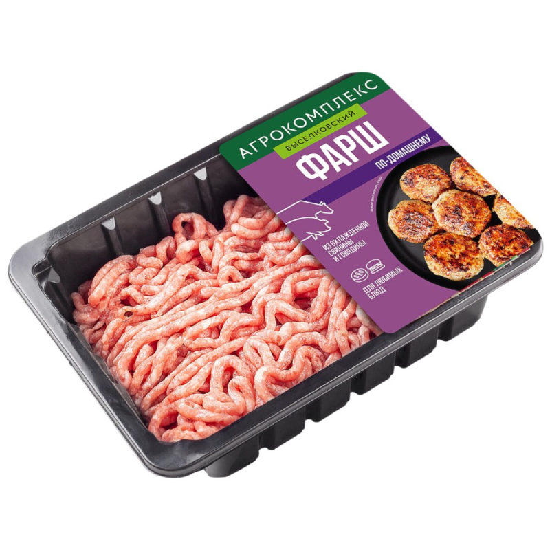 Фарш мясной рубленный по-домашнему 0,5 кг