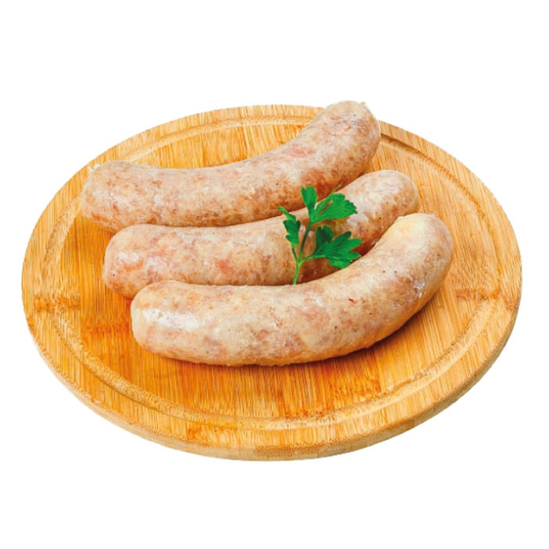 Колбаски Брауншвейгские рубленые в оболочке 6кг Курников, кг (Мантера)