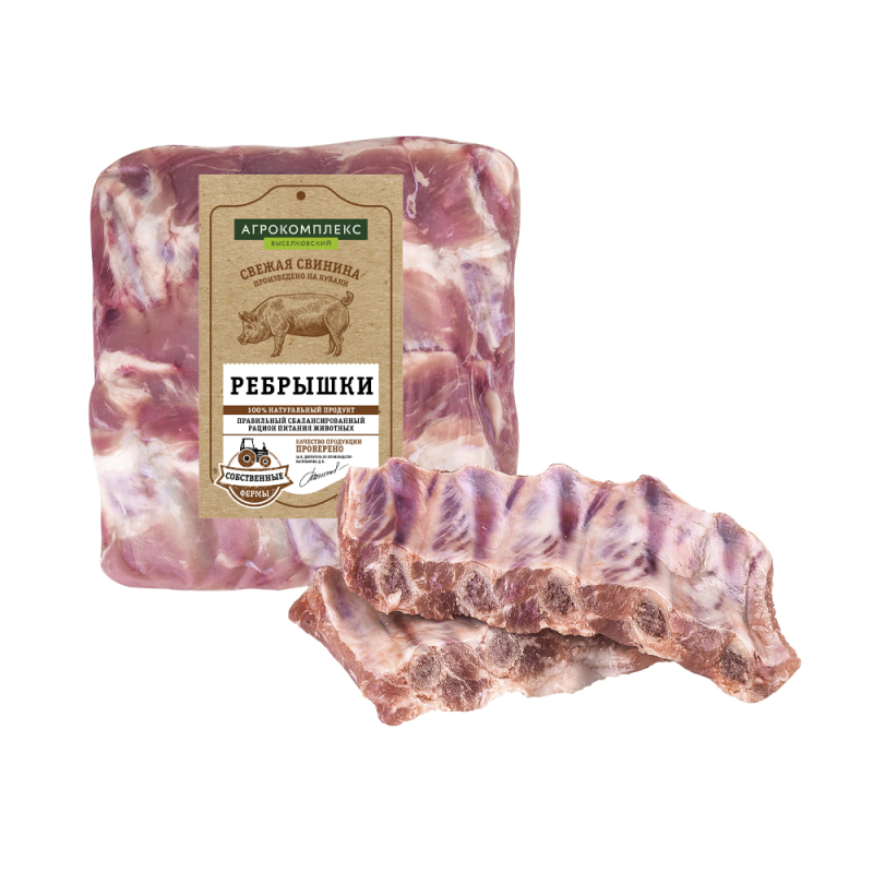 Ребрышки из свинины мелкокусковой Агрокомплекс