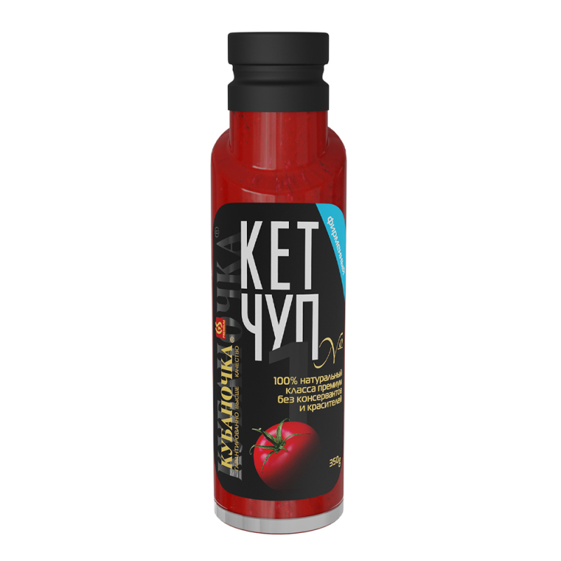 Кетчуп  №1 Кубаночка фирменный 350гр стекло 