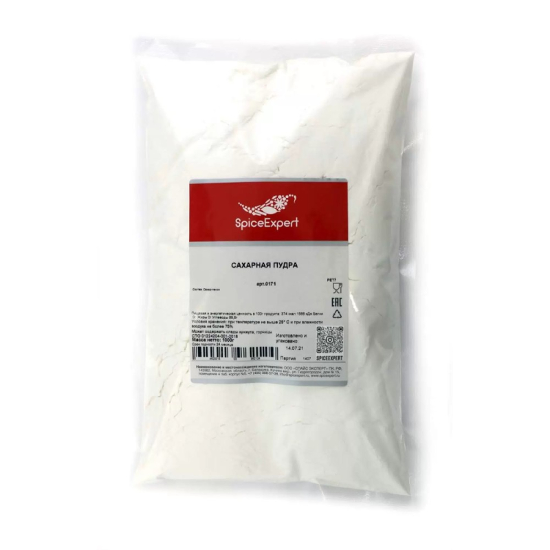 Пудра сахарная SpicEхpert мешок 25 кг (для Мантеры)