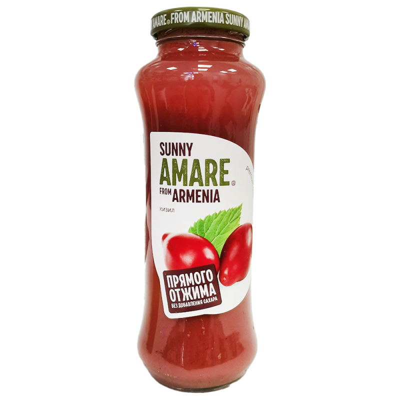 Сок Sunny Amare кизиловый прямого отжима без сахара Sunny Amare с/б 250мл