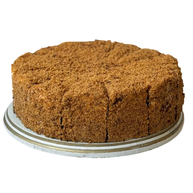 Торт Медовик ЗАМ. 0,140 гр/12 кус/1,680 кг  ТМ ДЕСЕРТ ФЕНТЕЗИ (для Мантеры)