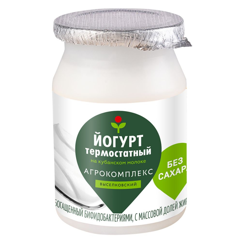 Йогурт ацидофильный 2,5% Агрокомплекс 140гр