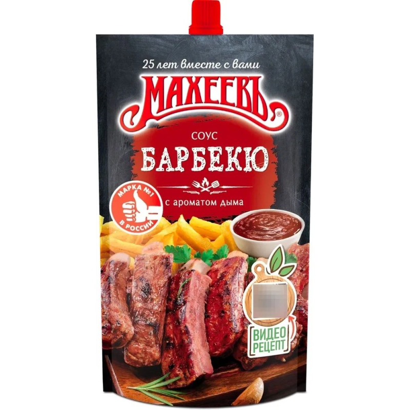 Соус 230 гр Махеевъ Барбекю с ароматом дыма д/п