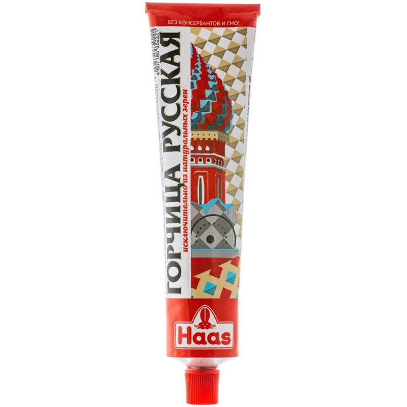 Горчица 200 гр Haas Русская туба