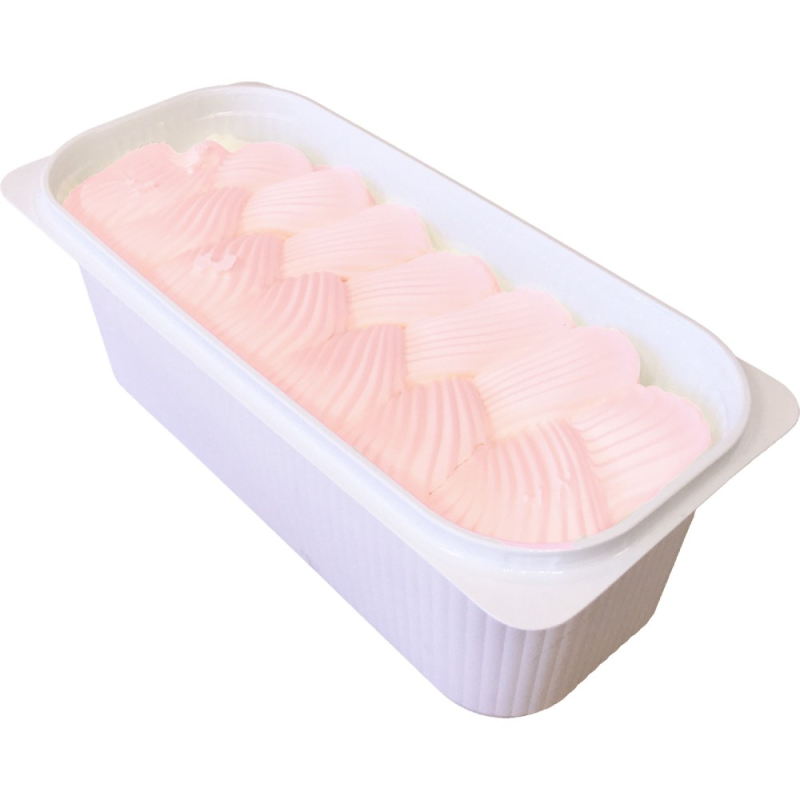 Мороженое пломбир с ягодным наполнителем Кубанская клубника с м.д.ж 15% фасовка 2500 гр