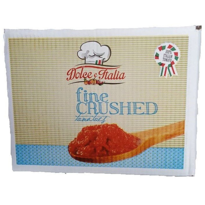 Томаты очищен.давленые в собственном соку Dolce E Italia Polpa 10кг, Италия (для Мантеры)