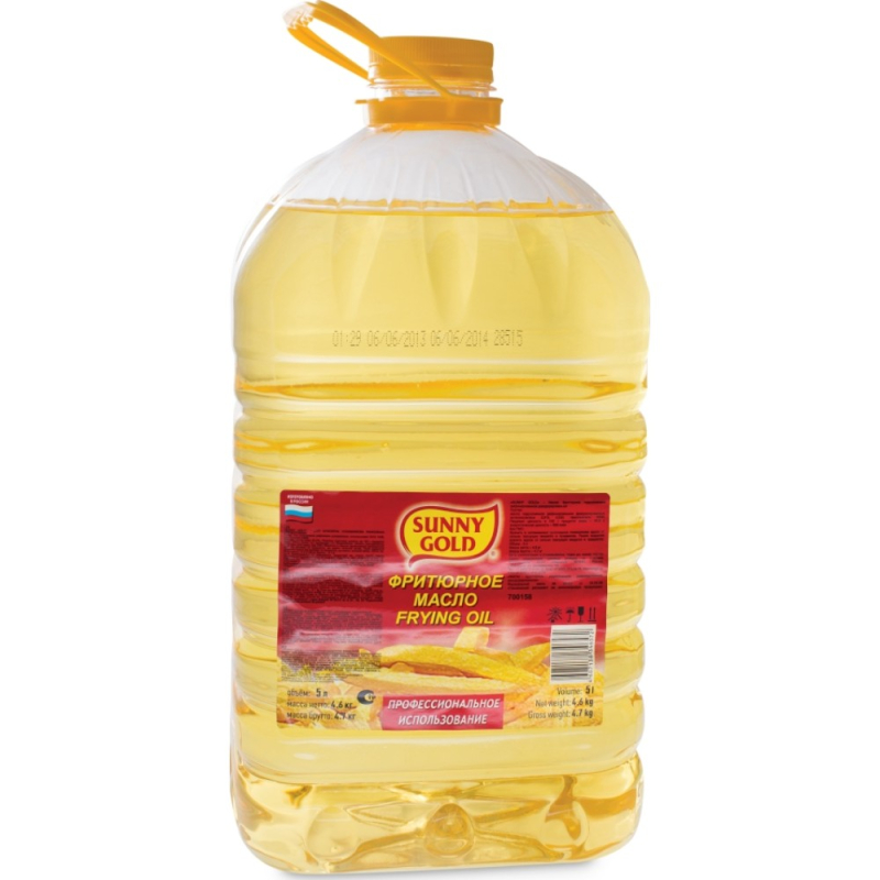 МАСЛО ФРИТЮРНОЕ "SUNNY GOLD"5 л (для Мантеры)