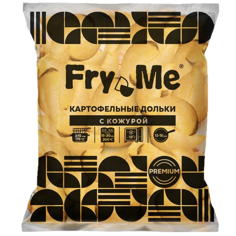 Картофельные дольки с кожурой зам. Fry Me Premium WE FRY ТМ «Lamp Weston» 2,5 кг (для Мантеры)