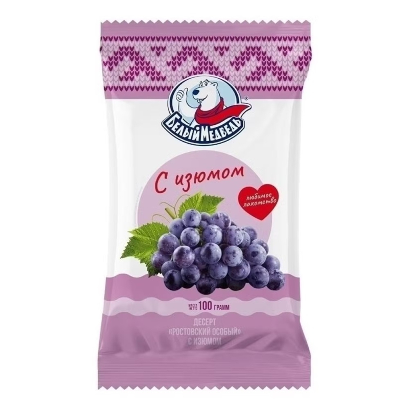 Десерт "Ростовский Особый" с изюмом (для Мантеры)
