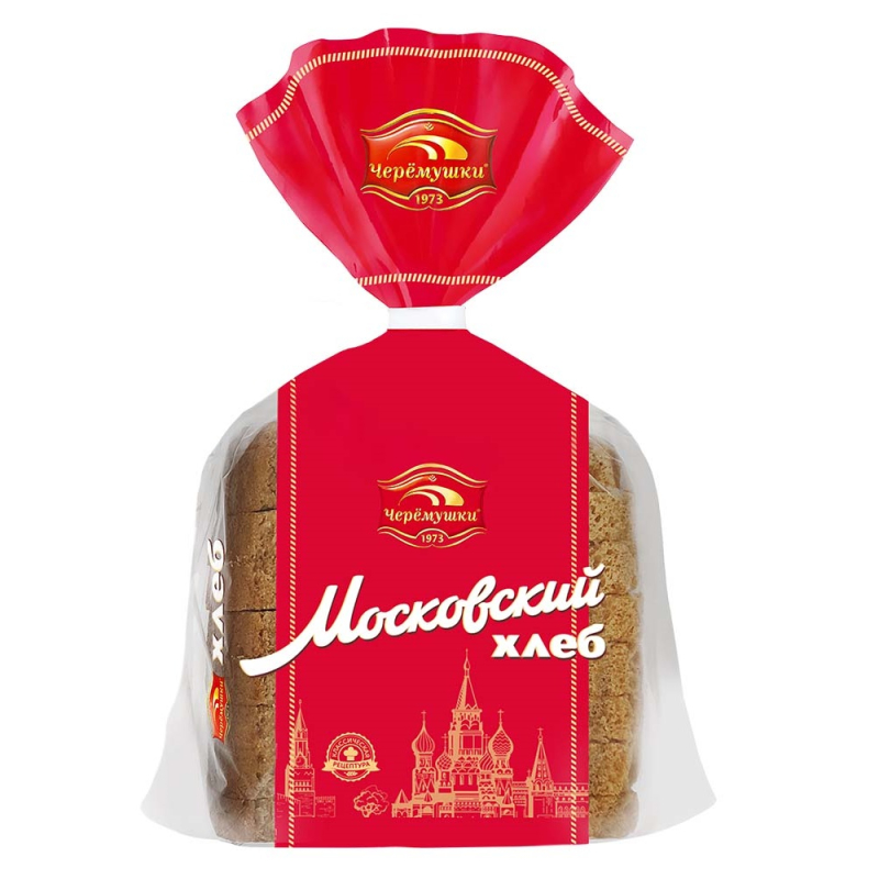 Хлеб  Московский нарезанная часть изделия 0,34  Черёмушки