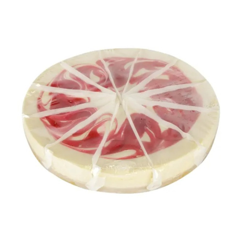 Суфле твор.запеч.чизкейк New York с малиной Cheeseberry 100гр,12 порций/1,2кг/шт,4шт/кор(для Мантеры