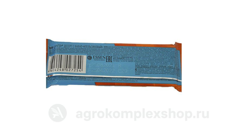 Десерт QVINTO Какао-Апельсин Махеев м/уп 29г