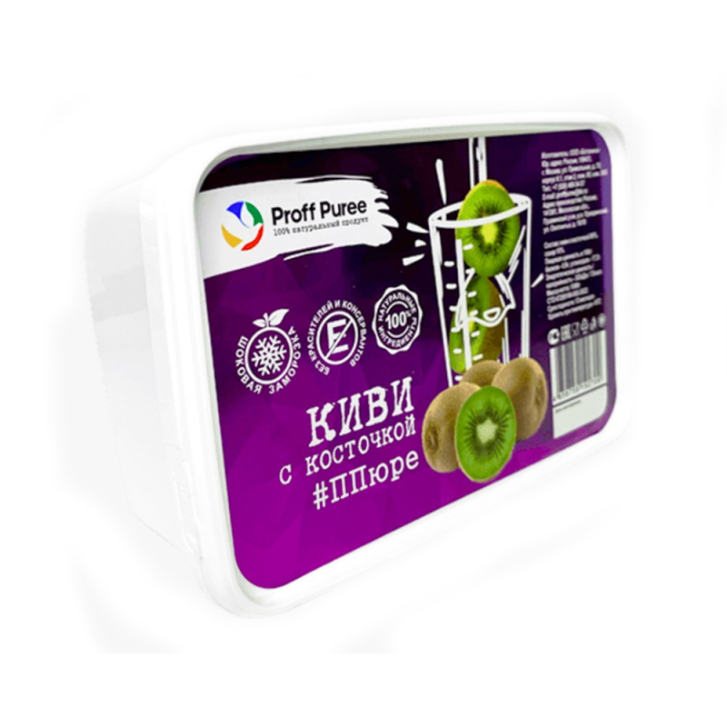 Proff Puree Киви с косточкой 1000 гр (для Мантеры)
