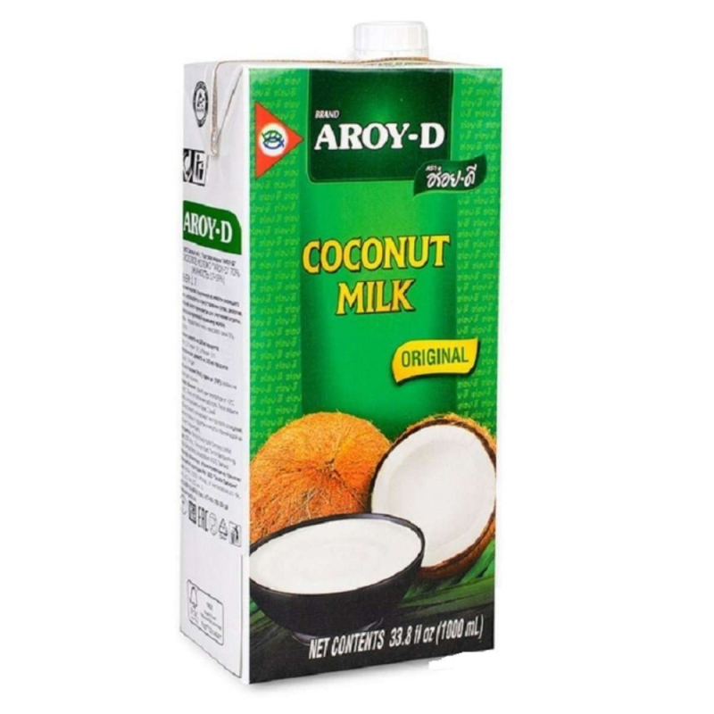 Молоко кокосовое "AROY-D" 1000мл Tetra Pak 1*12 ( Мантера)