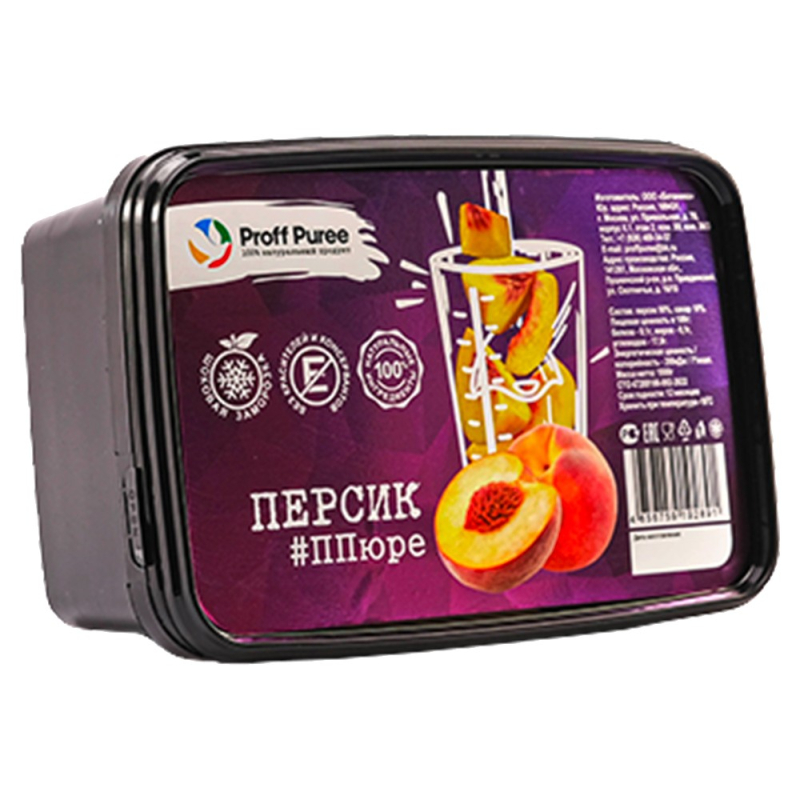 Proff Puree Персик 1000 гр (для Мантеры)