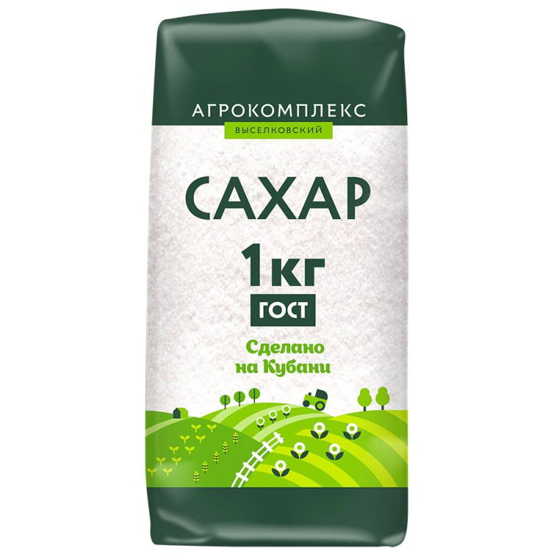 Сахар-песок 1 кг Агрокомплекс