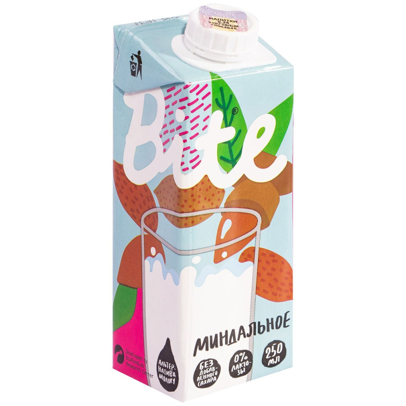 Напиток Bite Миндальный пастеризованный 250мл