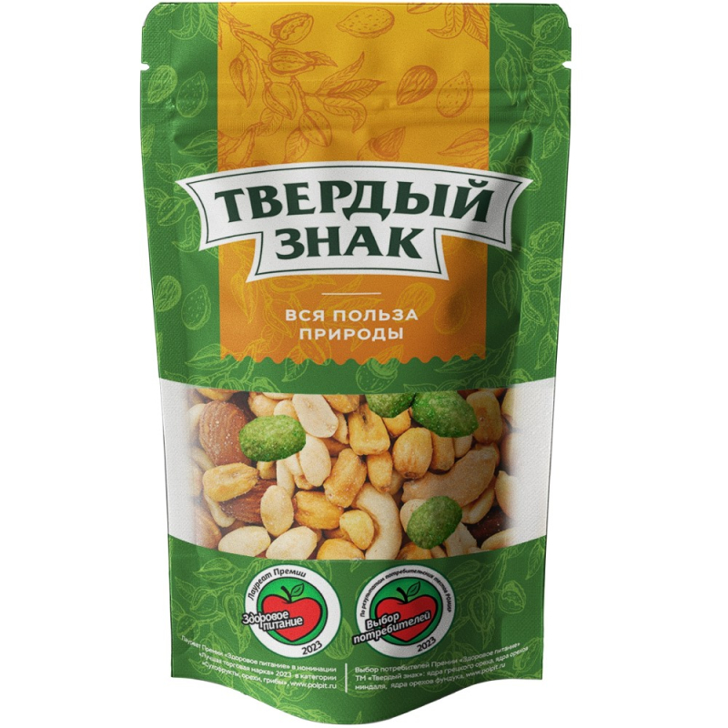 Соленая смесь с орехами 90 гр "Твердый Знак Крафт"   1*20