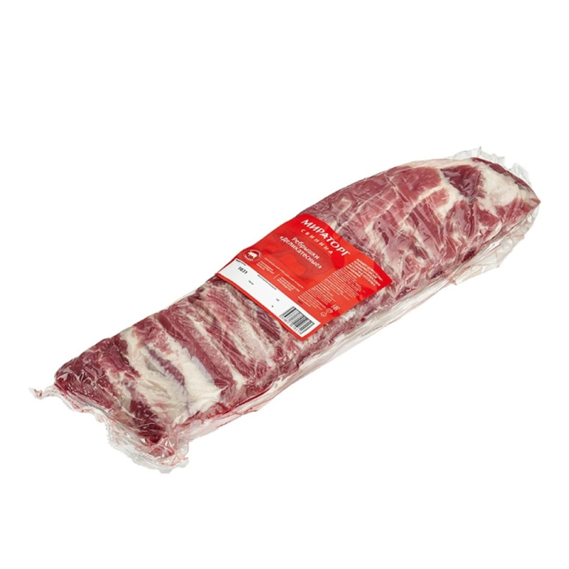 ME Ребрышки свиные "Деликатесные" с/м TF-0,7*8 (5,6 кг) ЗАО "СК Короча" 