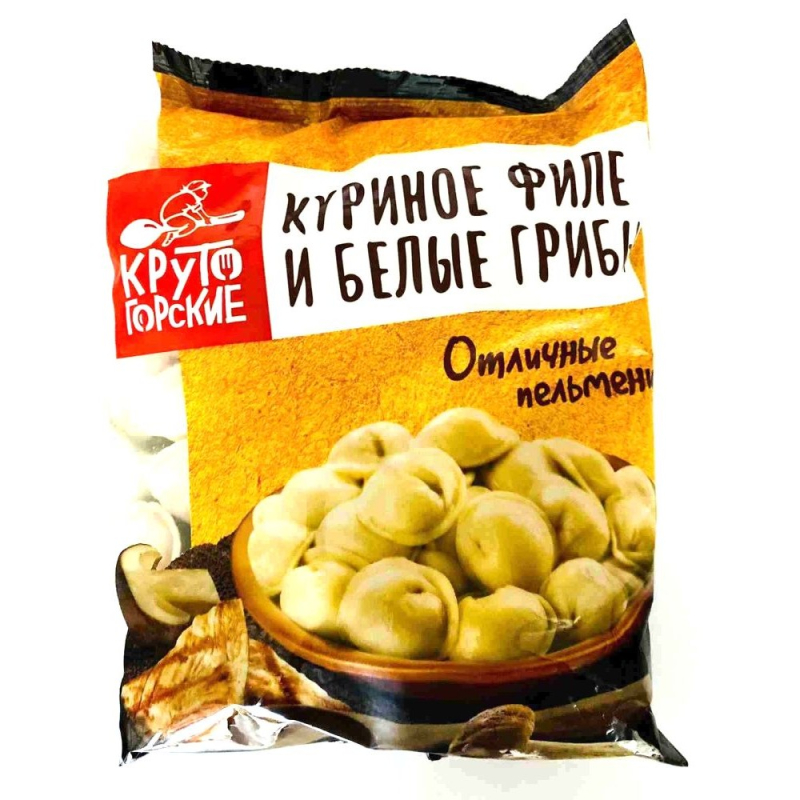 Пельмени "Куриное филе и белые грибы" 800 гр