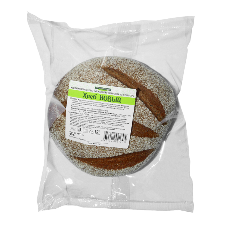 Хлеб «Новый» 0,43 кг