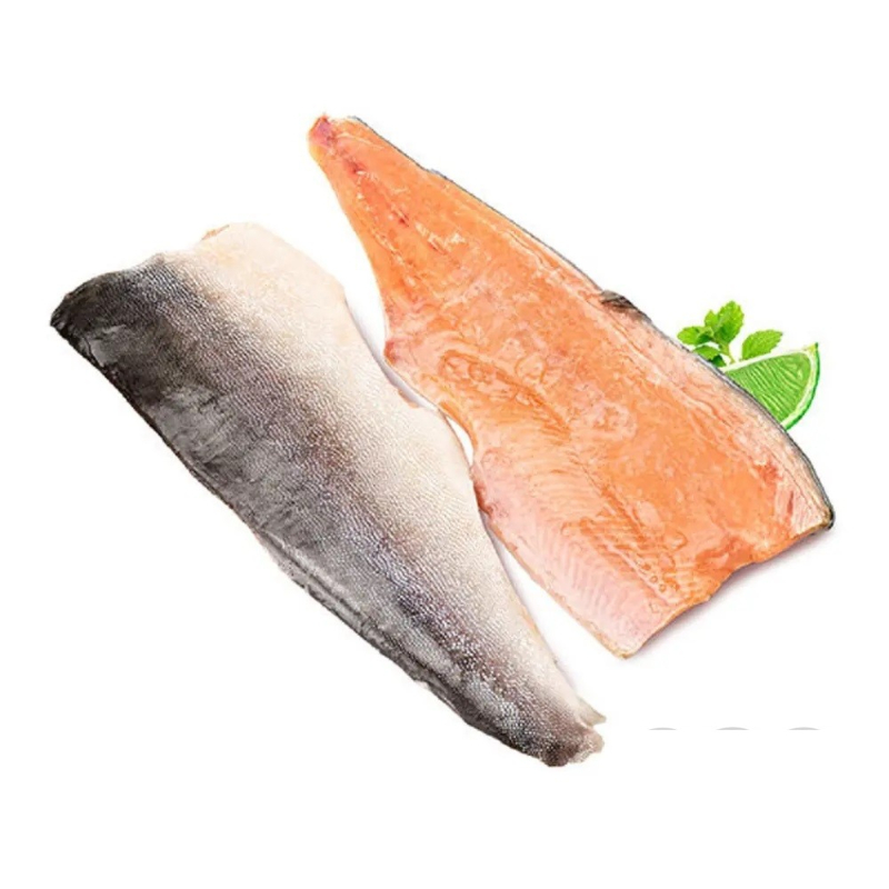 Горбуша филе на коже 300-400+ 10кг/кор 5%гл Хладпром Россия (КОР) (КОД 60289) (-18°С) (для Мантеры)