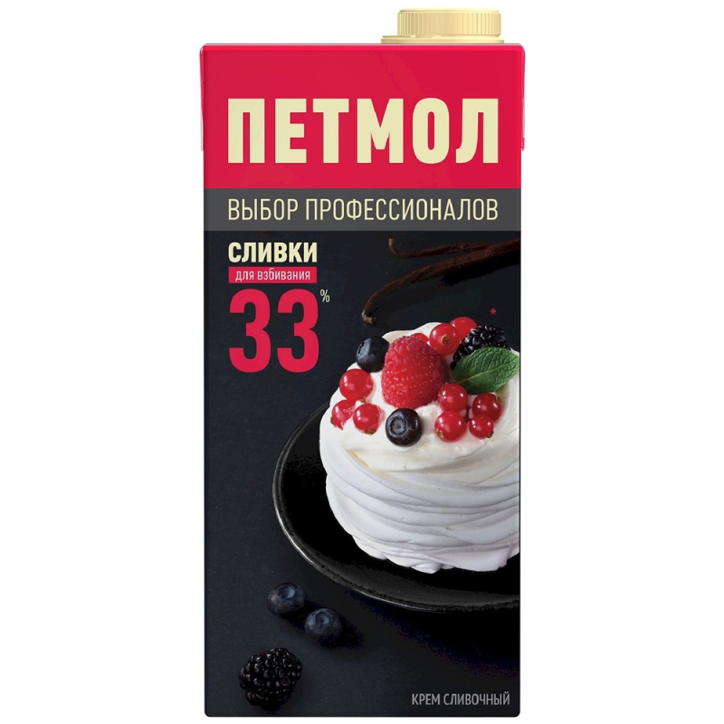 СЛИВКИ 33-35% 1 л Петмол (для Мантеры)