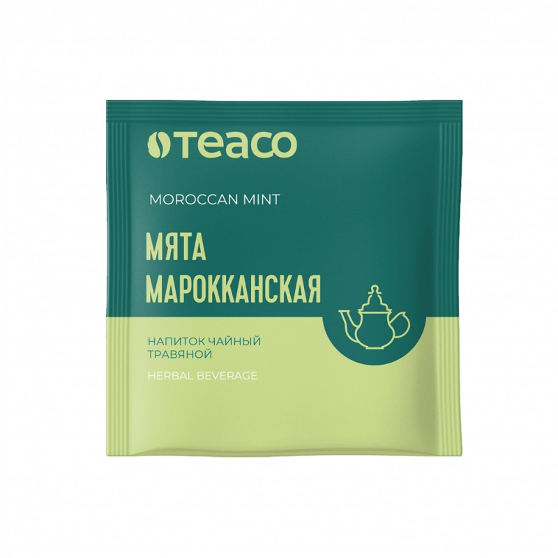 Чай пакетированный на чашку, Марокканская мята,ТЕА СО, 150пак (для Мантеры)