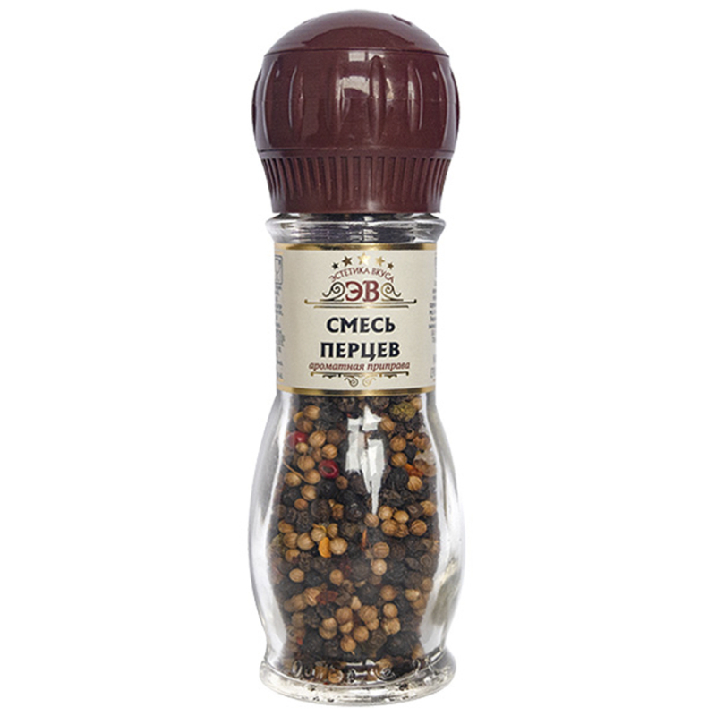 Прправа смесь перцев с солью мельница 35 гр