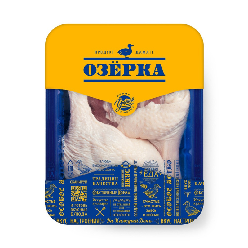 Окорочок утенка стрей-лоток зам ТМ Озёрка (Мантера)