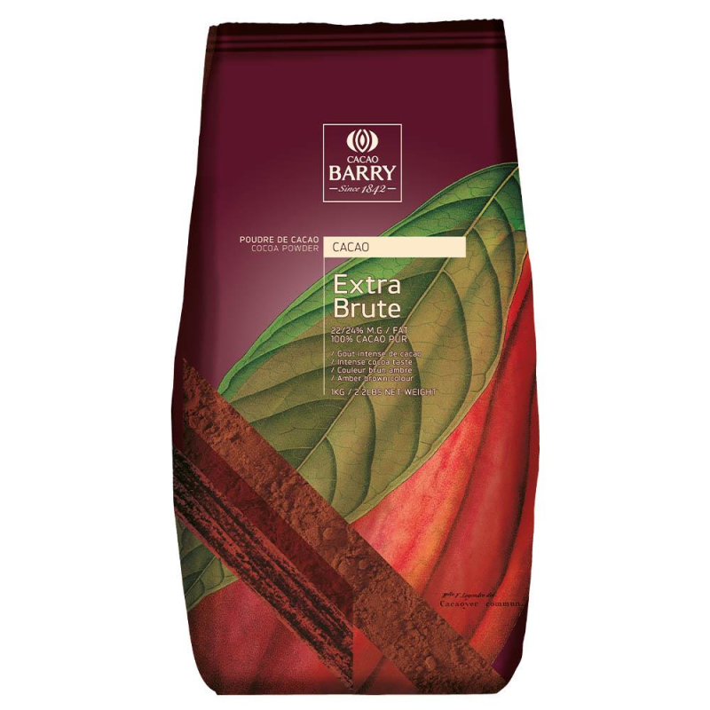 Какао-порош.темно-красн.EXTRA BRUTE Cacao Barry DCP-22EXBRU-RT-89B, 6шт*1кг 3 класс шт (для Мантеры)