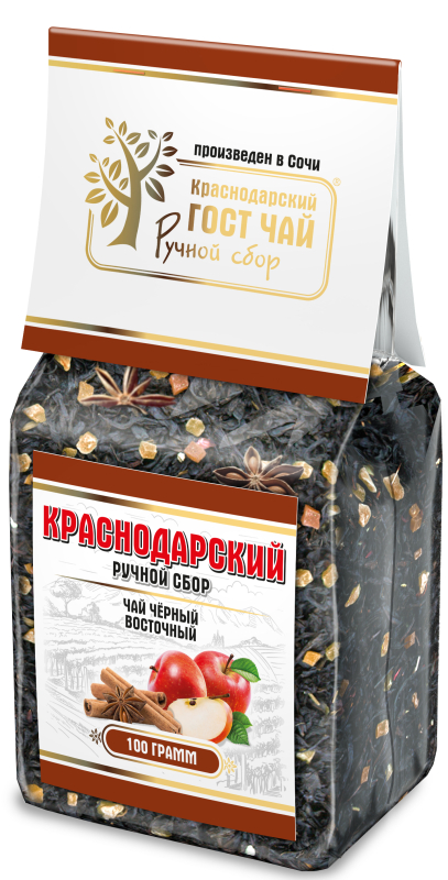 Чай черный Восточный 100гр Краснодарский Ручной Сбор м/уп