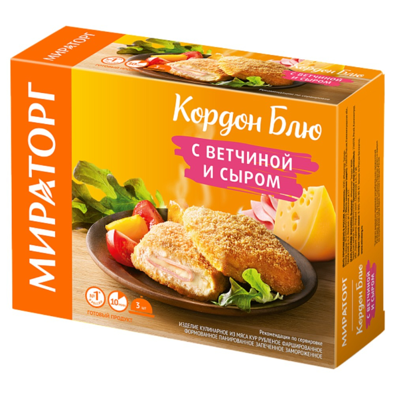 Кордон блю вет/сыр зам. 405г*10 