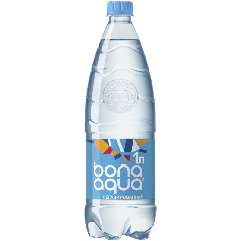 Вода негазированная Bon aqua 1л