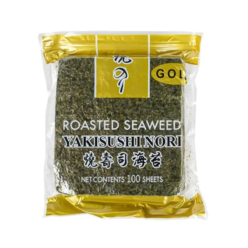 Водоросли сушеные НОРИ ГОЛД 280 г (100 листов), DINGSHENG BAIJIA FOOD, Китай (для Мантеры)