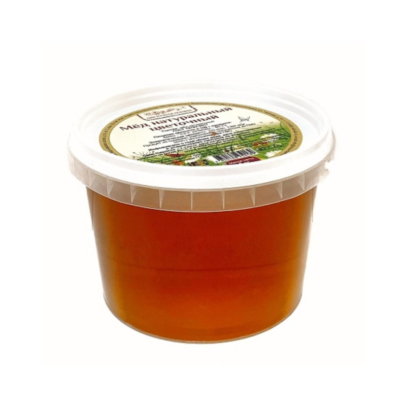 Мед цветочный "Медовая страна" пл/б (1,000 кг/1,040 кг) упак. 8 шт.(для Мантеры)