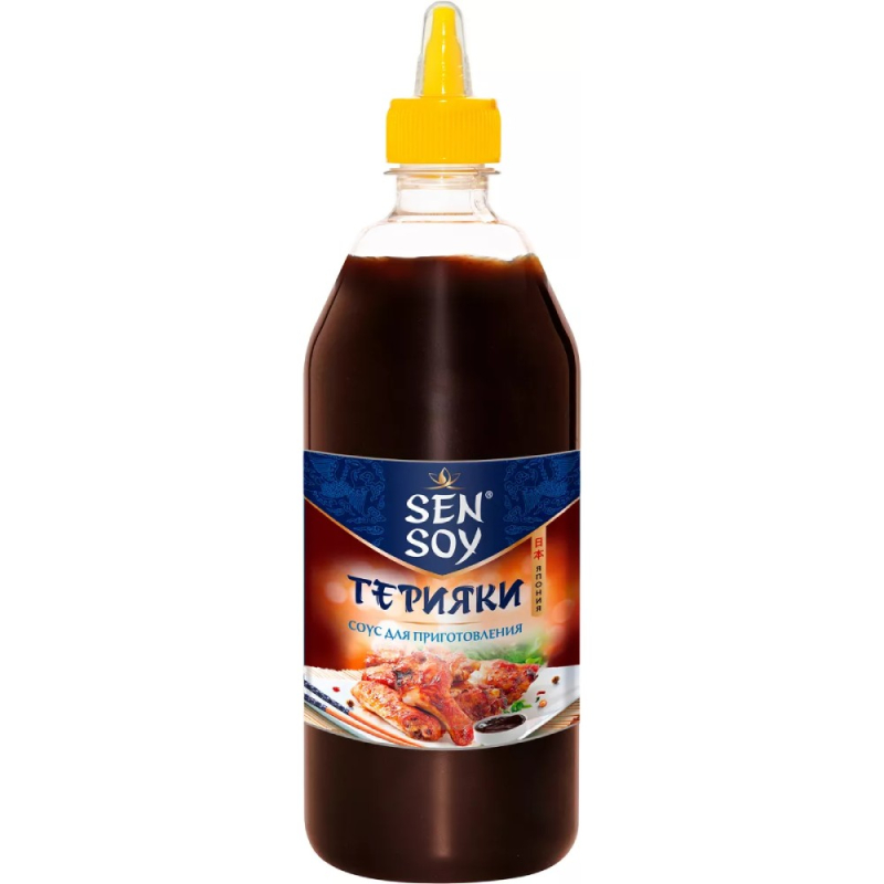 Соус для приготовления Терияки 840 гр. бут. ПЭТ 1/6шт "Sen Soy" (для Мантеры)